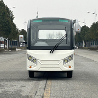 Bus électrique de tourisme de luxe fermé, 14 places, navette touristique, véhicule électrique pour passagers, pour parcs et communautés