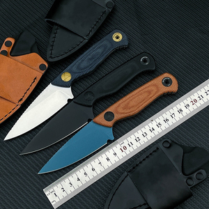 Cuchillo Recto para Campismo <span class=keywords><strong>en</strong></span> <span class=keywords><strong>la</strong></span> Jungla BM 203-1, Herramienta <span class=keywords><strong>de</strong></span> Corte Portátil Multifuncional para <span class=keywords><strong>Supervivencia</strong></span> y Aventura, Hoja D2, Mango G10 - Product Image 6