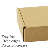 Boîte d'emballage personnalisable en carton kraft ondulé écologique et recyclable, auto-élevante, en forme d'avion, pour collyre, antichoc et étanche