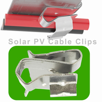 Vente en gros de clips de câble en acier inoxydable NV SCC 906S2 SUS304 pour panneaux photovoltaïques, 8AWG-14 AWG -20~+80, attaches pour panneaux solaires