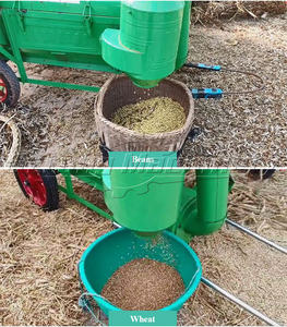 Mini trilladora de máquina de cosecha de frijoles de trigo para maquinaria de trilla de arroz con cáscara - Product Image 6