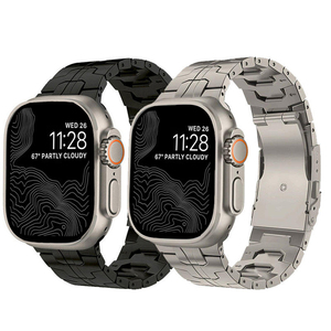 Sang Trọng Thép Không Gỉ Ban Nhạc Đồng Hồ Cho Apple Đồng Hồ Siêu 49Mm Thông Minh Dây Đeo Đồng Hồ Cho Loạt 10 46Mm 42Mm 45Mm Thông Minh Ban Nhạc Đồng Hồ - Product Image 1