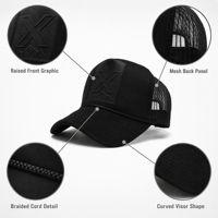 Casquette de baseball 5 panneaux personnalisable avec logo – Respirante, imperméable, performance extérieure, plage, hip-hop, mode, cyclisme, casquette de camionneur avec dos en maille