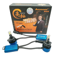 Phare LED AOZOOM 130W, sans erreur Canbus, ampoule LED Turbo pour phare et antibrouillard H7 H11 HB3 HB4 H1 H4 9012