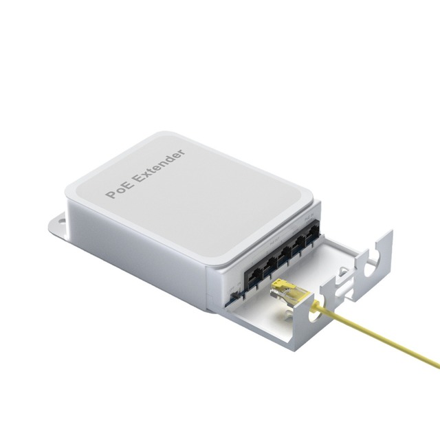 Factory Hot Selling Wall Mount POE Extender 90W For CCTV Camera AP 4 Port Cat6 RJ45 Power Waterproof Poe Extender Gigabit 1 In 3