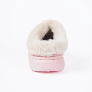 Pantoufles <span class=keywords><strong>d</strong></span>'hiver pour femmes, antidérapantes, à bouche large, chaudes, en peluche, semelle intérieure en EVA, vente en gros pour la maison - Product Image 5
