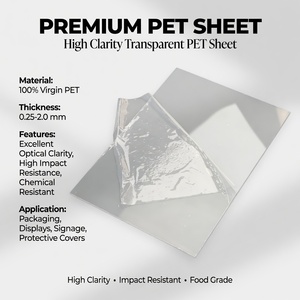 Film PET rigide de qualité médicale et alimentaire, transparent, haute brillance, résistant à l'humidité, en rouleau extensible pour étui d'écouteurs - Product Image 2