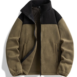 เสื้อแจ็คเก็ตฟลีซผู้ชายสไตล์ Y2K ปี 2025 แบบสีบล็อก - ทรงโอเวอร์ไซส์ คอตั้ง อุ่นสบาย สำหรับฤดูใบไม้ร่วงและฤดูหนาว สตรีทแวร์ลำลอง - Product Image 4