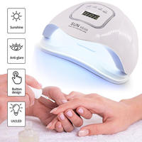 SUN X5 Max Haute Qualité Uv Led Lampe À Ongles 150W Double Uv Led Sèche-Ongles Machine Uv Led Lampe De Durcissement Boîte En Plastique CE Nail Gel Polish
