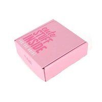 Caja Plana de Cartón Marrón Suave para Cosméticos, Perfume, con Espuma, Cajas de Embalaje de Lujo con Logotipo Personalizado