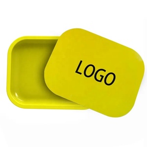 Bright Colors 28.8*18.8cm Custom Blank <strong>Raw</strong> Rolling <strong>Tray</strong> Tobacco Tin Metal Tobacco Rolling <strong>Tray</strong> - Product Image 1