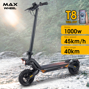 สกู๊ตเตอร์ไฟฟ้าแบบพกพา รุ่น T8 Dual ปี 2025 ซูเปอร์พาวเวอร์ 1600w มอเตอร์คู่ ขับเคลื่อนสองล้อ สำหรับขับขี่ออฟโรด ระยะไกล ระบบกันสะเทือนเต็มรูปแบบ - Product Image 1
