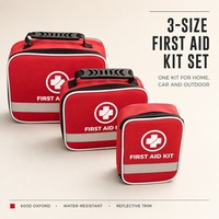 Trousse de premiers secours portable pour voiture et extérieur, ensemble de fournitures de protection d'urgence, classe II, durée de vie prolongée