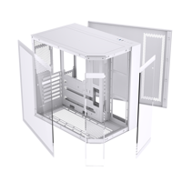 2026 New Design Wholesale ATX Mid Tower E-sports Desktop Gaming Chassis Double Sided Panoramic Tempered Glass Panel PC Case