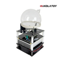 Anneau oscillant Tesla, anneau d'ions 100 mm, bille en plastique à gaz inerte, ornements de bureau, jouets d'expérimentation scientifique pour les jeunes