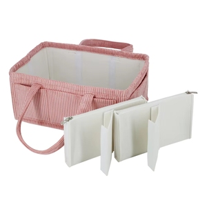<span class=keywords><strong>Panier</strong></span> à couches en velours côtelé pour bébé, grand <span class=keywords><strong>panier</strong></span> de rangement, prix de gros, sac à couches pour bébé, sac à couches - Product Image 3