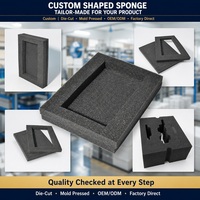 Insert en mousse PU découpé sur mesure, plusieurs formes et tailles, doublure en éponge souple, écologique, antichoc, coussin de protection pour l'intérieur des boîtes cadeaux