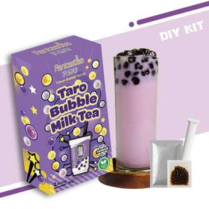 Taro bubble drink kit for catering services - includes 2 <b>packets</b> of powder - Product Image 1