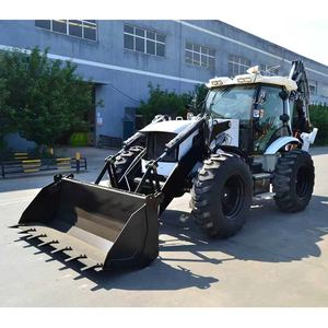 Hoogvermogen Mini Retroexcavadora 4x4 <span class=keywords><strong>Tractor</strong></span> met voorlader en graafarm CE EPA Euro 5 Graaflaadmachines - Product Image 2