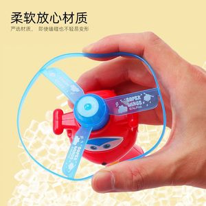 ซุปเปอร์วิงส์ จานบินเรืองแสง โดรนกลางแจ้งพร้อมไฟ LED สำหรับเด็กอายุ 5-7 ปี ของเล่นหมุนได้ ใช้พลังงานจากแบตเตอรี่ - Product Image 4