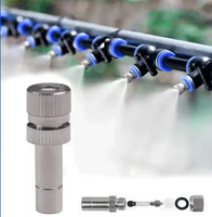 Système de brumisation à basse pression 6 mm pour désinfection, refroidissement et humidification, avec buse atomisatrice à trous de 0,1 à 0,8 mm