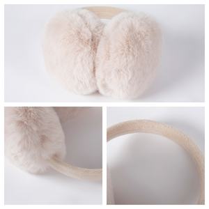 Милые мягкие наушники-грелки из искусственного меха для улицы с комфортной посадкой - Product Image 5