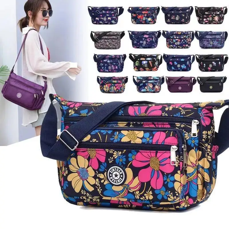 Schlussprodukte günstige Damen-Schultertasche mit Seitentasche tragbare Crossbody-Damen-Botentasche Reisen