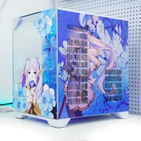 Desktop Mid Tower Gaming Computer Case with Power Supply, Support Mini-ITX & MicroATX Motherboards OME NPC