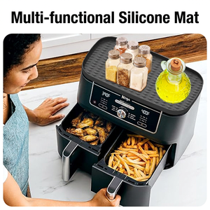 Heat Resistant Silicone Mat Compatible for Ninja AF400 AF451 DZ401 Multifunctional Air Fryer Storage Pad Kitchen Counter Protect - Product Image 4