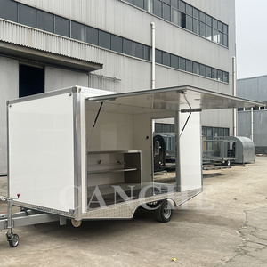 Nouvelle charrette de vente ambulante électrique vintage, camion de nourriture mobile, remorque de nourriture rapide, nourriture rapide, nourriture en collation, multifonctionnelle en acier inoxydable - Product Image 2