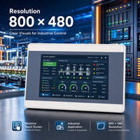 Pantalla Táctil HMI Industrial de 4.3'' con Modbus Rs485, Panel de Interfaz Hombre-Máquina para PLC