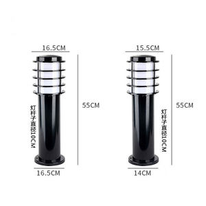 Bornes lumineuses à led solaires pour jardin extérieur en aluminium étanche pour cour et pelouse - Product Image 4