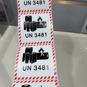 Custom Durable Adhesive Battery Shipping <b>Labels</b> (UN3481) – Warning Stickers for Safe and Compliant <b>Packaging</b> and Transport - Product Image 6