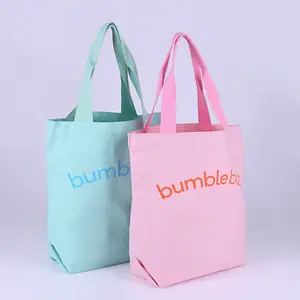 Borsa da negozio in cotone più venduta di alta qualità borsa da imballaggio in zucchero filato borsa tote in tela organica