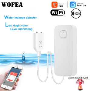 Tuya Smart Flood Leakage Sensor Remote Monitor WiFi Water <strong>Overflow</strong> Level Detector Water Leak Sensor Security Sound Alarm <strong>System</strong> - Product Image 2