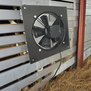 Vente en gros OBM/OEM 250mm 10 pouces 1/3 phase 100W 2600 tr/min 1000CFM ventilateur à flux axial à lame métallique murale ventilateur d'échappement IP55 à faible bruit - Product Image 5