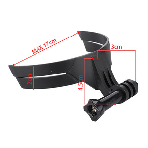 Support de mentonnière pour casque de moto, accessoire de vlog compatible avec la caméra sportive GoPro 13 et les téléphones portables - Product Image 3