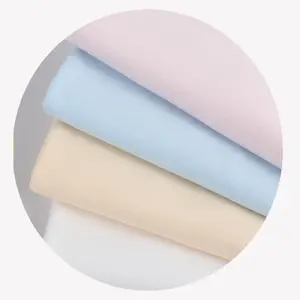 Professional Supply Plain Dyed 70% Bamboo 30% Cotton Knitted Jersey Fabric For Fashion Garment