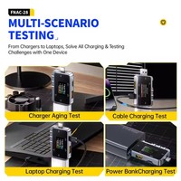 FNIRSI FNAC-28 Voltmètre Numérique Ampère Tension Courant Testeur 6.5A Type-C USB Testeur Power Bank Chargeur Capacité Équipement