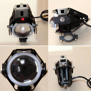 Sistema de Iluminación para Motocicleta, Transformadores LED <span class=keywords><strong>U7</strong></span>, Focos Coloridos, Ojo de Diablo, 12V, 3200LM, 6500K, 10W, Faros Delanteros <span class=keywords><strong>U7</strong></span> - Product Image 4