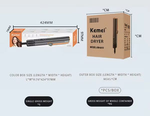 柯美Km-6910等离子直发器1000瓦动力空气造型直发器双干湿批发原始设备制造商供应商 - Product Image 6