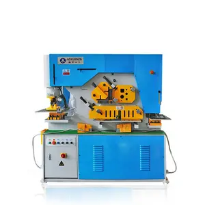 Q35 loạt lỗ đấm cắt và notching tấm kim loại 35t 60T 90t 120t 160t 200t thủy lực ironworker