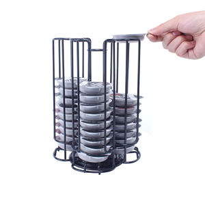 Vaisselle de présentation de table rotative en métal à 4 rangées 52 étagères de stockage de capsules de café <span class=keywords><strong>Tassimo</strong></span> sur pied - Product Image 2