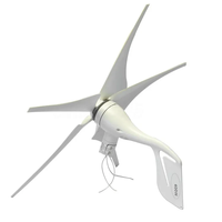 ESG haute qualité 400w 600W 1000W moulin à vent 12v 24V éolienne horizontale 5 pales générateur d'éolienne domestique