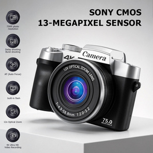 Appareil photo numérique 6K pour la photographie, 64MP, autofocus, caméra de vlogging avec WiFi, écran tactile 3,0 pouces, <span class=keywords><strong>webcam</strong></span> pour diffusion en direct - Product Image 2