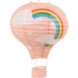 Lanterne di Carta Cinesi a Forma di Mongolfiera per Decorazioni Matrimoniali, Lanterne dei Desideri Sospese per Feste - Product Image 5