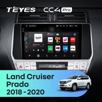 TEYES CC4 PRO pour Toyota Land Cruiser Prado 150 2018 - 2020 CarPlay Android Auto 2DIN Autoradio Radio multimédia stéréo