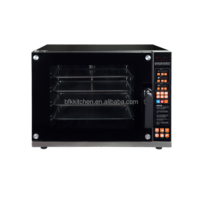 Конвекционная печь с вентилятором, 60 л, 4 лотка, с автоматическим распылением