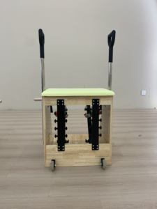 Equipo de fitness Pilates Máquina de reacondicionamiento Pilates Madera de roble Wuda Silla Combinación estable Silla de Pilates - Product Image 2