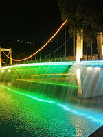 Système de contrôle numérique Baishui pour fontaines musicales unidimensionnelles et bidimensionnelles, grande fontaine oscillante en acier inoxydable 304